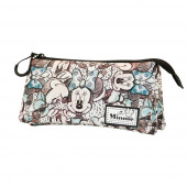Estuche Portatodo Triple Minnie Mouse Drawing