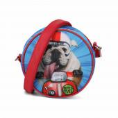 Wholesale Distributor Round Shoulder Bag Krazymals Bulldog